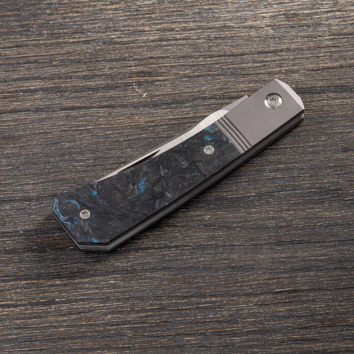 Jack Wolf Knives Pioneer Jack Fat Carbon Dark Matter Blue  – Bild 6