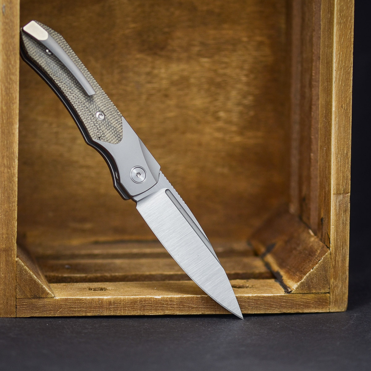 Griffin 1946 Slipjoint Micarta Natural (Griffin Company, SW13214.1) – Bild 2