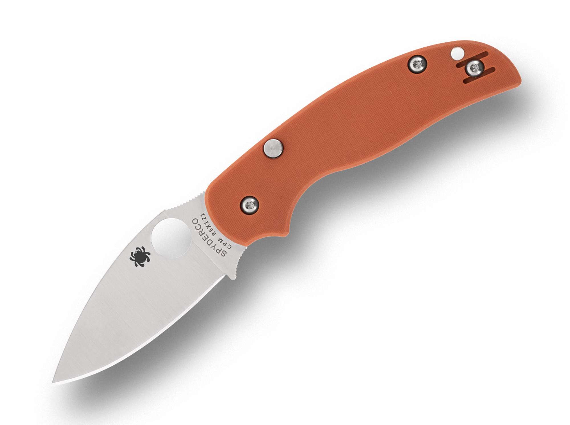 Spyderco Sage 6 CPM REX 121 Orange G10 PlainEdge – Bild 2
