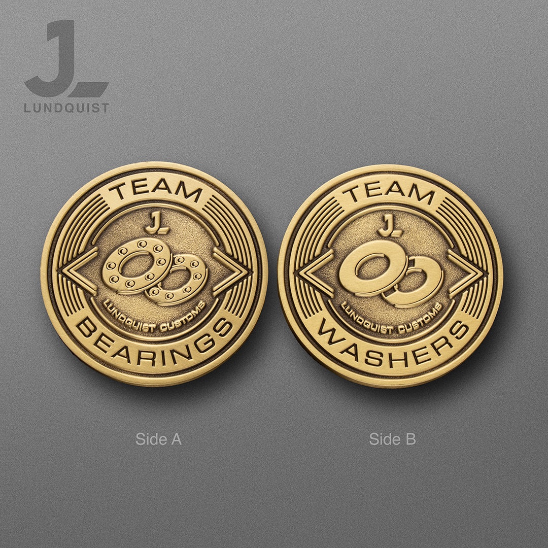 Justin Lundquist Coin Team Washers vs Team Bearrings