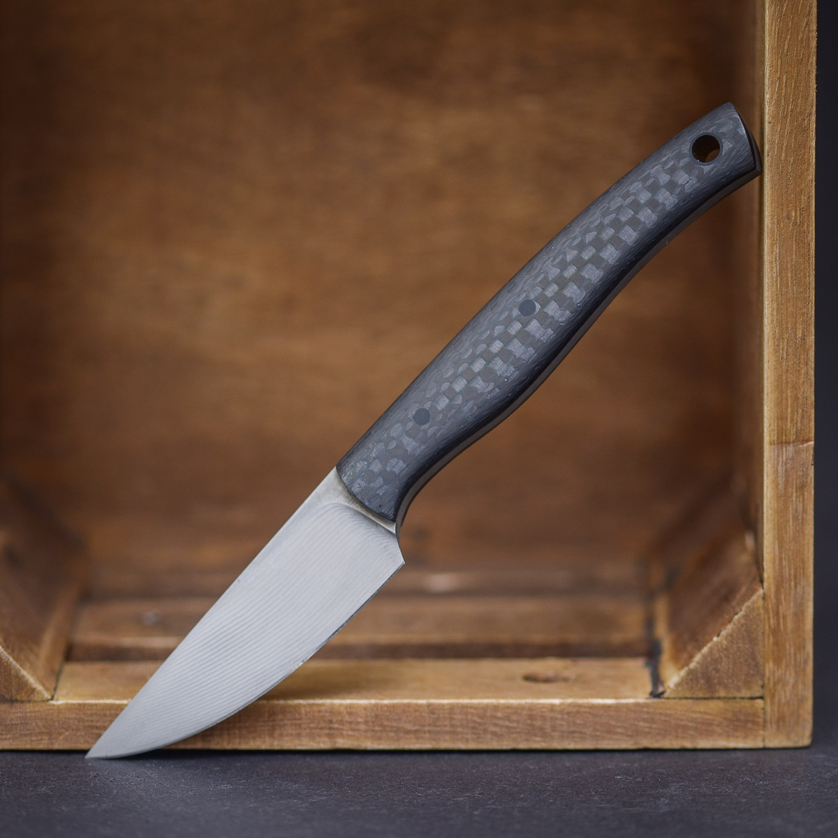 Heidi Blacksmith Damast 135 Lagen Carbon (16 cm)