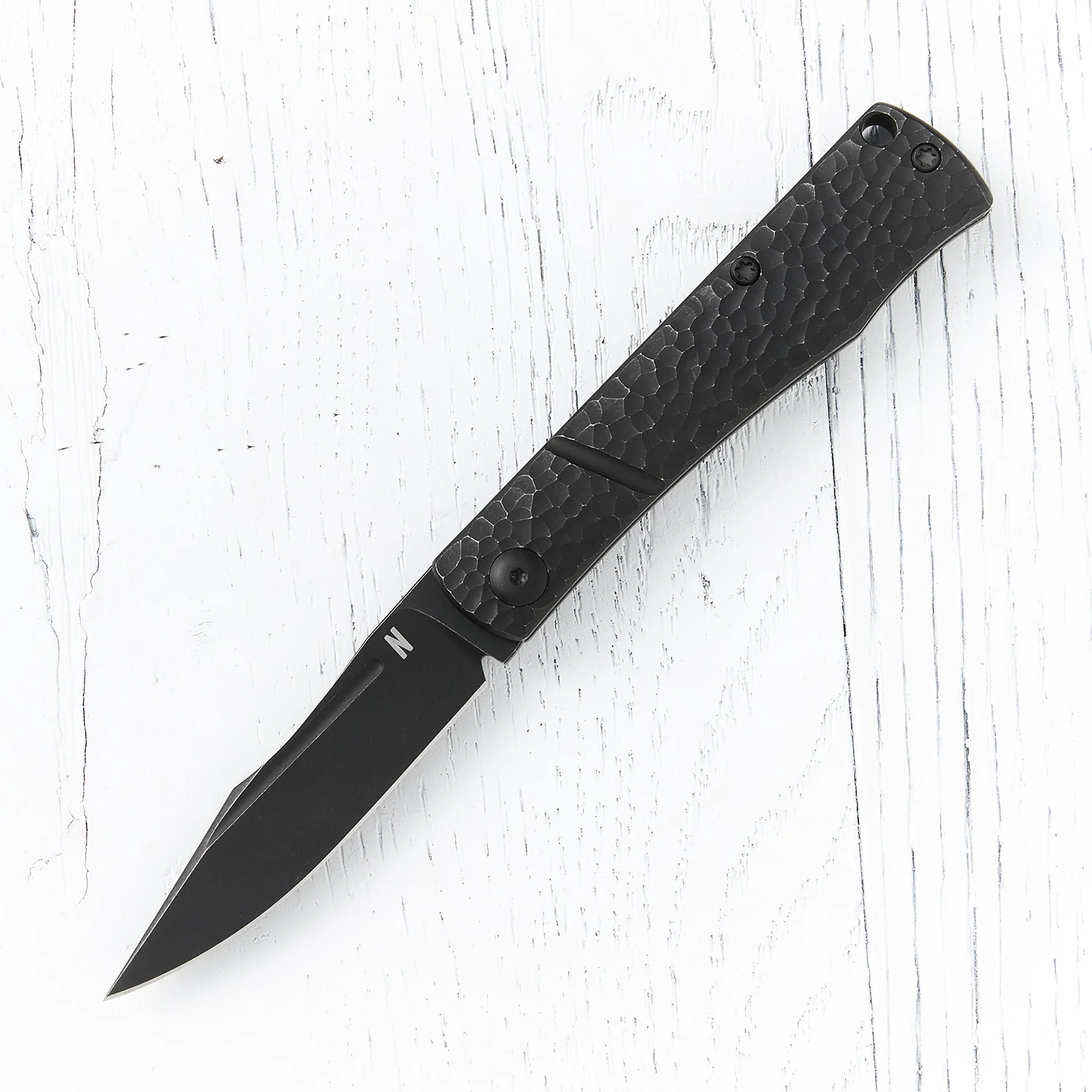 Notorious Kingpin Slipjoint Jigged Titanium Notorious Kingpin Slipjoint Jigged Titanium