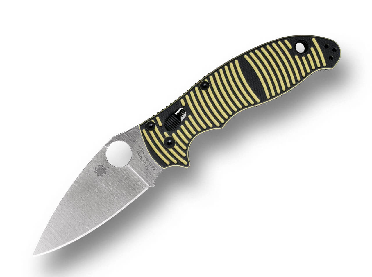 Spyderco Manix 2 Salt MagnaCut Yellow & Black G10 MAXI – Bild 1