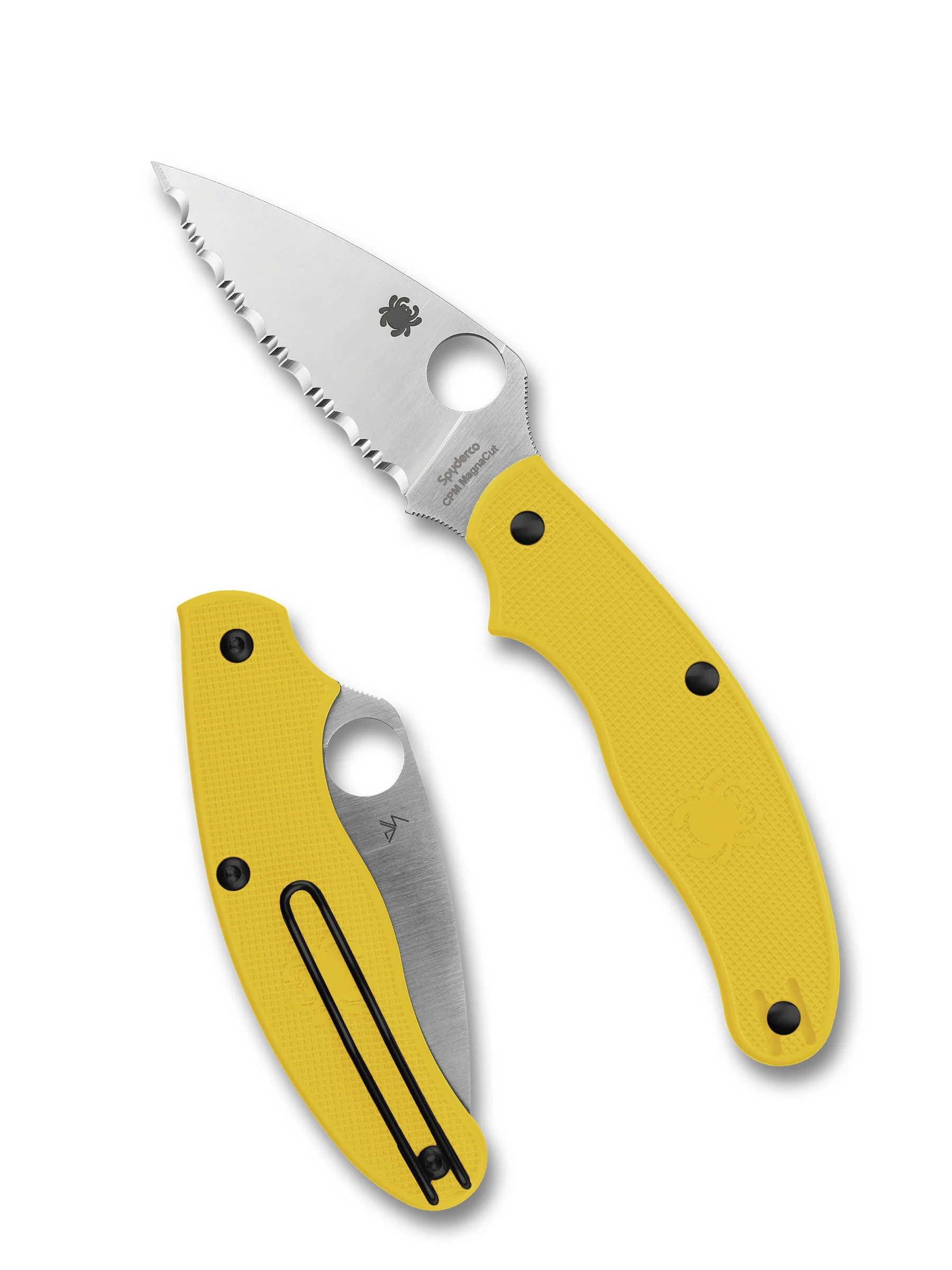 Spyderco UK Penknife Salt Serrated Yellow – Bild 3