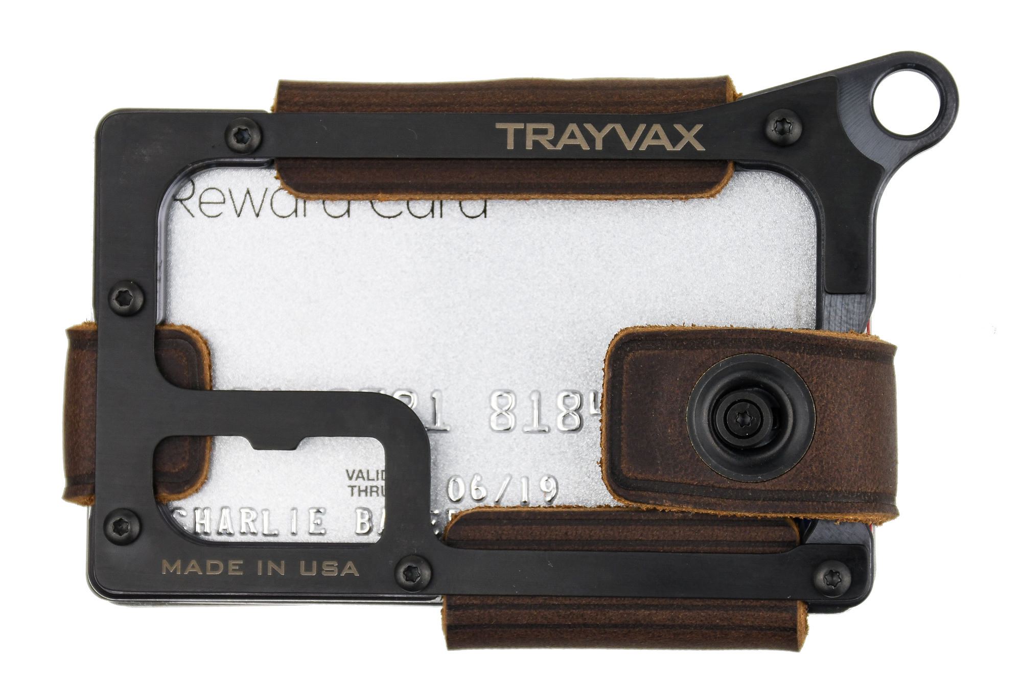 Trayvax Contour Wallet Schwarzer Rahmen