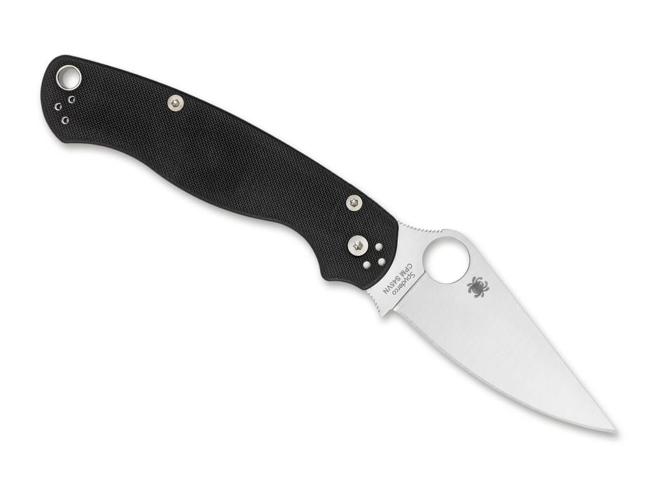Spyderco Para Military 2 Black G10 Linkshand