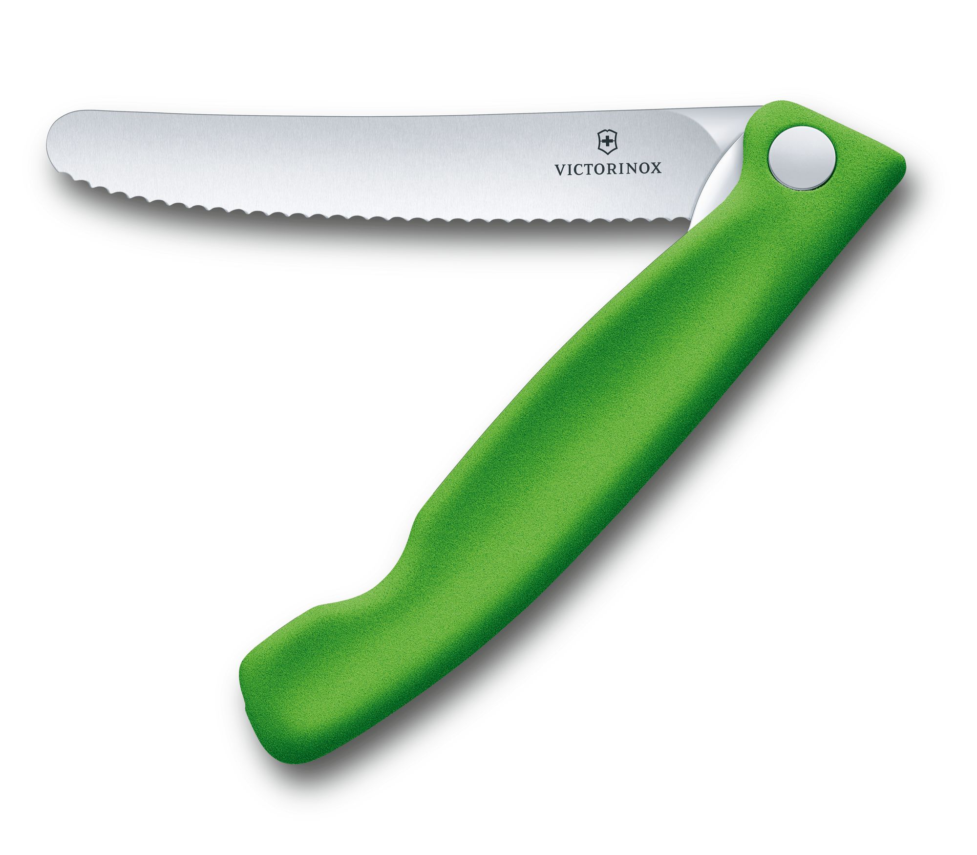 Victorinox Swiss Classic Faltbares Gemüsemesser glatt grün 