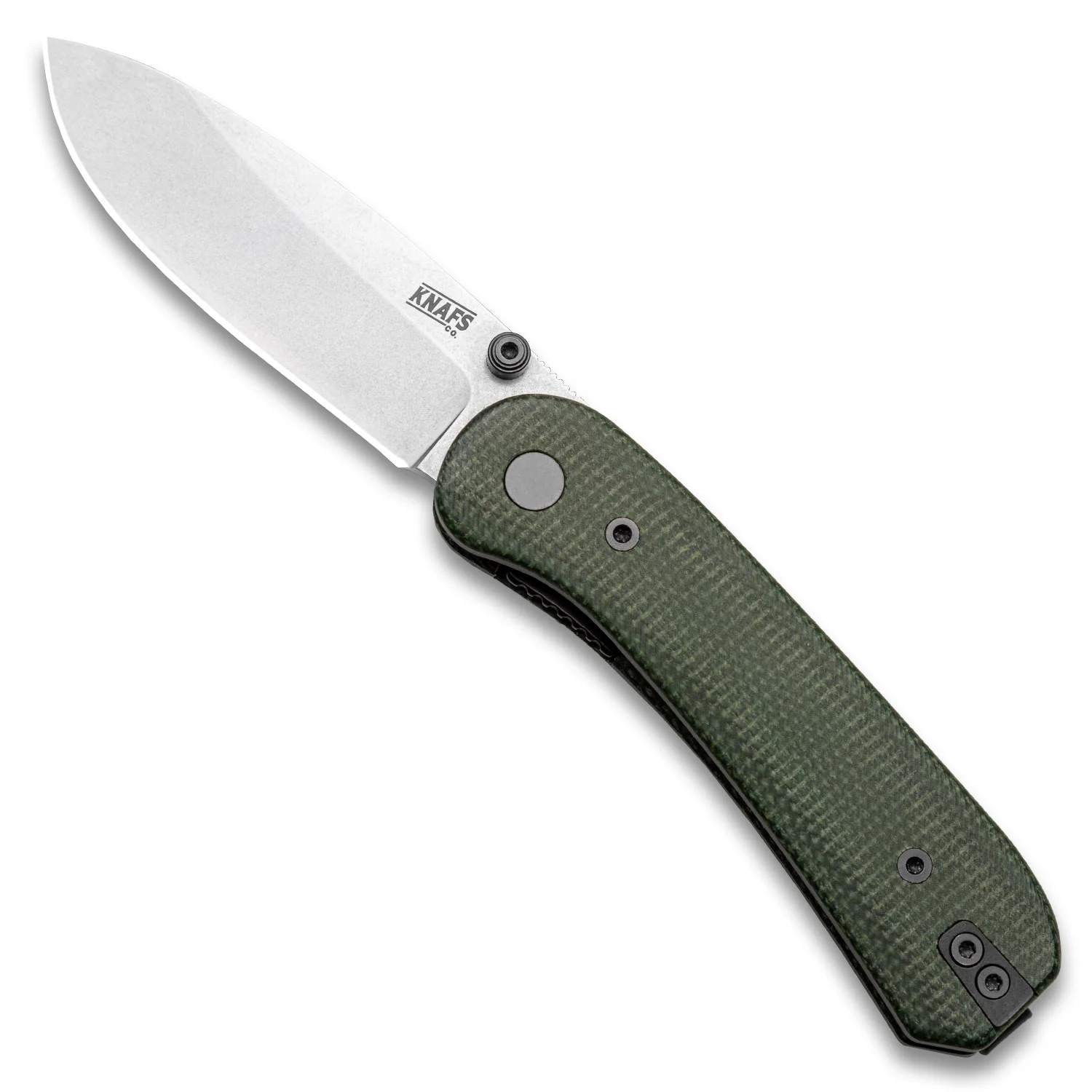 Knafs Lander 1 Green Micarta Knafs Lander 1 Green Micarta