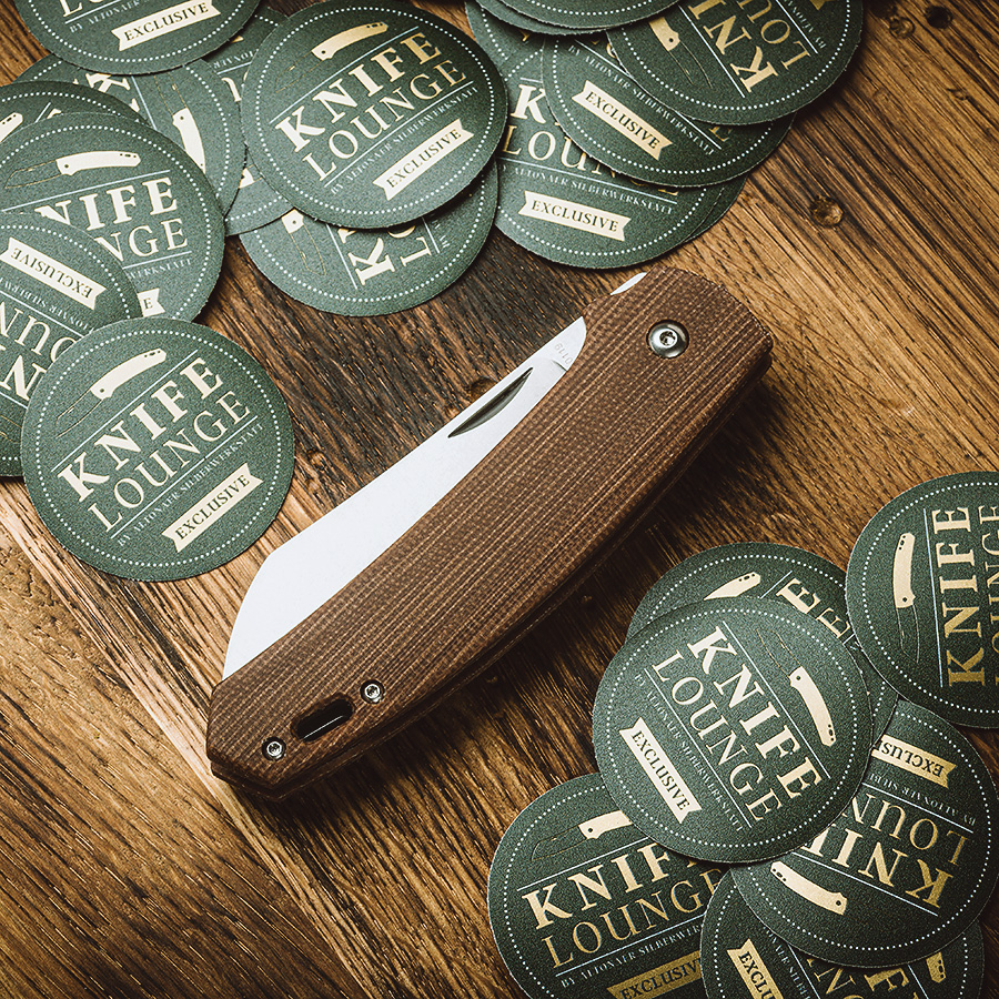 KnifeLounge Exclusive Haddock Micarta braun