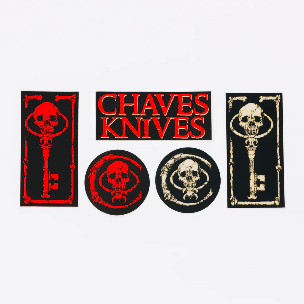 Chaves Knives Bone Sticker Pack Chaves Knives Bone Sticker Pack