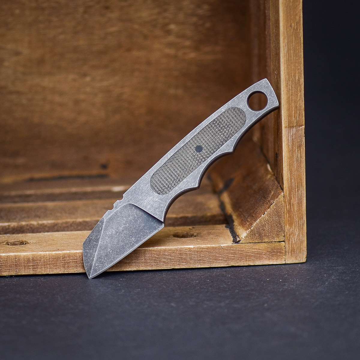 Heidi Blacksmith Mini Integral Micarta (10 cm)